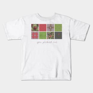 "You Picked Me" Apple Cider Blocks Kids T-Shirt